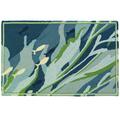 Homefires 21 x 34 in. Floating Sea Grass Hand Hooked Area Rug PP-DG002B